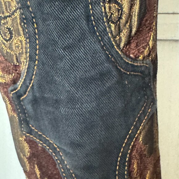 RARE! Vintage Serious Los Angeles Tapestry Jeans – Medium (Fits 4–6) – NWOT - Picture 11 of 16